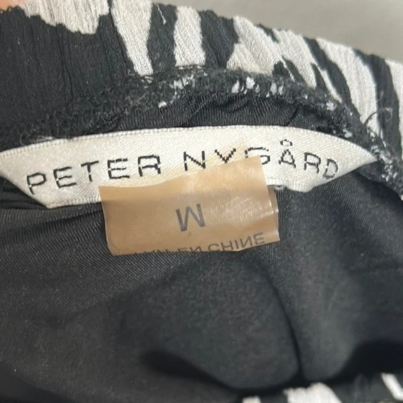 Vintage Peter Nygard Black and White zebra Maxi Skirt Medium (251) - Picture 5 of 5